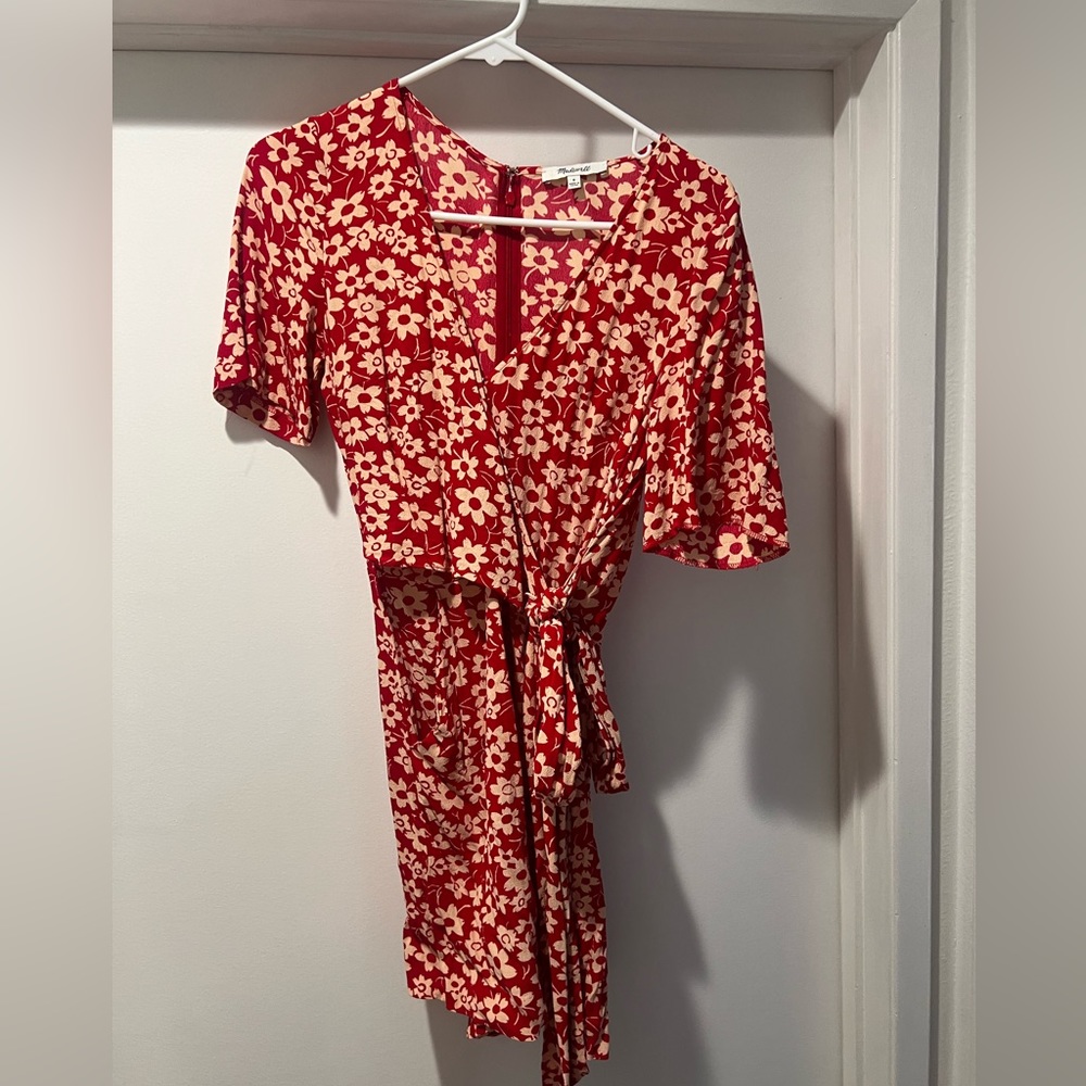Madewell floral rompers in 0